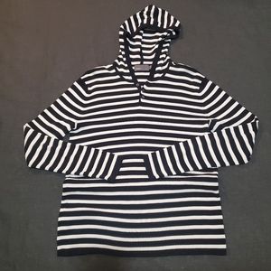 Vince Knit Hoodie Stripes